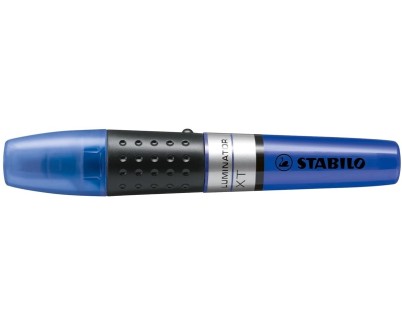 Stabilo Luminator Marcador Fluorescente - Mayor Suministro de Tinta - Zona de Agarre - Trazo entre 2 y 5mm - Color Azul