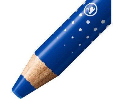 Stabilo MARKdry Marcador para Pizarra - Mina XXL de 10mm - Madera 100% Certificada PRFC - Color Azul