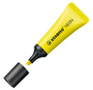 Stabilo Neon 72 Marcador Fluorescente - Trazo entre 2 y 5mm - Tinta con Base de Agua - Cuerpo en Forma de Tubo - Color Amarillo