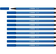 Stabilo Pen 68 Rotulador de Punta de Fibra - Trazo de 1mm aprox. - Tinta con Base de Agua - Color Azul Oscuro