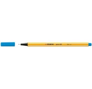 Stabilo Point 88 Rotulador de Punta Fina de Fibra - Trazo de 0.4 mm - Tinta con Base de Agua - Color Azul