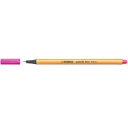 Stabilo Point 88 Rotulador de Punta Fina de Fibra - Trazo de 0.4 mm - Tinta con Base de Agua - Color Rosa Neon