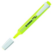 Stabilo Swing Cool Marcador Fluorescente - Cuerpo Plano - Punta Biselada - Trazo entre 1 y 4mm - Tinta con Base de Agua - Antisecado - Color Amarillo Fluorescente