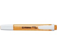 Stabilo Swing Cool Marcador Fluorescente - Cuerpo Plano - Punta Biselada - Trazo entre 1 y 4mm - Tinta con Base de Agua - Antisecado - Color Naranja