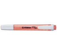 Stabilo Swing Cool Marcador Fluorescente - Cuerpo Plano - Punta Biselada - Trazo entre 1 y 4mm - Tinta con Base de Agua - Antisecado - Color Rojo