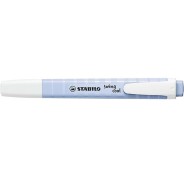 Stabilo Swing Cool Pastel Marcador Fluorescente - Cuerpo Plano - Punta Biselada - Trazo entre 1 y 4mm - Tinta con Base de Agua - Color Azul Nublado