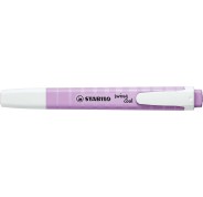 Stabilo Swing Cool Pastel Marcador Fluorescente - Cuerpo Plano - Punta Biselada - Trazo entre 1 y 4mm - Tinta con Base de Agua - Color Brisa Violeta
