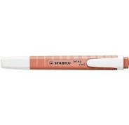 Stabilo Swing Cool Pastel Marcador Fluorescente - Cuerpo Plano - Punta Biselada - Trazo entre 1 y 4mm - Tinta con Base de Agua - Color Coral Meloso