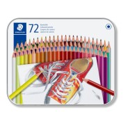 Staedtler 175 Caja Metalica de 72 Lapices Hexagonales de Colores - Colores Surtidos