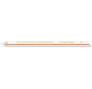 Staedtler Jumbo Noris 128 Lapiz Triangular de Color - Mina de 4mm - Resistencia a la Rotura - Diseño Ergonomico - Color Blanco