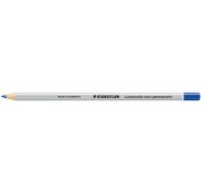 Staedtler Lumocolor 108 Lapiz de Color Hexagonal - Especial para Superfiices Lisas - Marcado Opaco - Color Azul