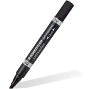 Staedtler Lumocolor 348 Rotulador Permanente de Doble Punta - Secado Rapido - Color Negro