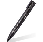 Staedtler Lumocolor 352 Rotulador Permanente - Punta Redonda - Trazo 2mm Aprox - Capuchon con Clip - Secado Rapido - Color Negro