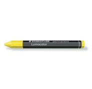 Staedtler Lumocolor Permanent Omnigraph 236 Cera Permanente Hexagonal - Resistente al Agua - Diametro 12mm Aprox - Color Amarillo