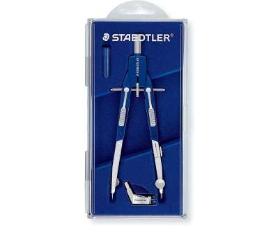 Staedtler Mars 552 01 Compas de Precision - Patas Articuladas - Ajuste Rapido