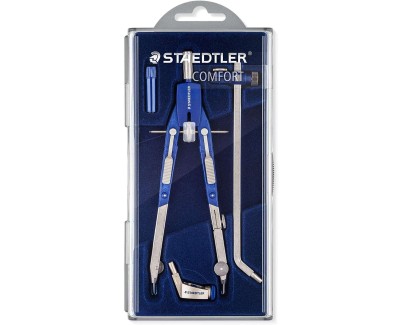 Staedtler Mars 552 02 Compas de Precision - Patas Articuladas - Ajuste Rapido