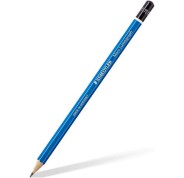 Staedtler Mars Lumograph 100 Lapiz de Grafito Hexagonal - Mina 2B - Resistencia a la Rotura - Madera de Bosques Sostenibles