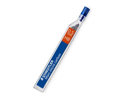 Staedtler Mars Micro Minas para Portaminas 0.5mm HB - Fuertes y Duraderas - Sin PVC - Apta para la Mayoria de Portaminas