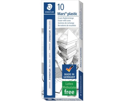 Staedtler Mars Plastic Goma de Borrar de Recambio para Portagomas 528 50