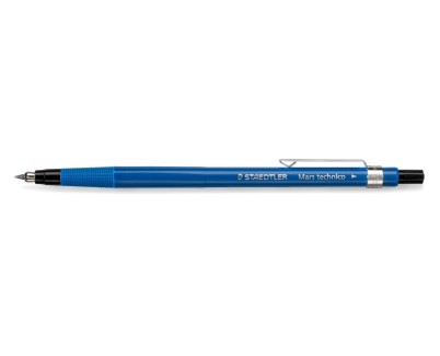 Staedtler Mars Technico 788 Portaminas 2mm HB - Afilaminas Incorporado - Clip Metalico - Color Azul