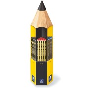 Staedtler Noris 120 Expositor de 90 Lapices de Grafito Hexagonal - Diferentes Graduaciones de Mina - Madera de Bosques Sostenibles