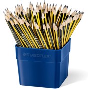 Staedtler Noris 183 Cubo Expositor de 72 Lapices de Grafito - Mina HB - Resistencia a la Rotura