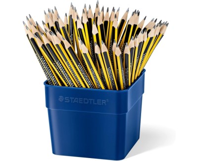 Staedtler Noris 183 Cubo Expositor de 72 Lapices de Grafito - Mina HB - Resistencia a la Rotura