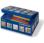 Staedtler Noris 326 Pack de 100 Rotuladores de Punta Fina - Trazo 1mm Aprox - Tinta Base de Agua - Colores Surtidos