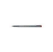 Staedtler Pigment Liner 308 Rotulador Calibrado - Trazo 0.5mm - Secado Rapido - Color Rojo