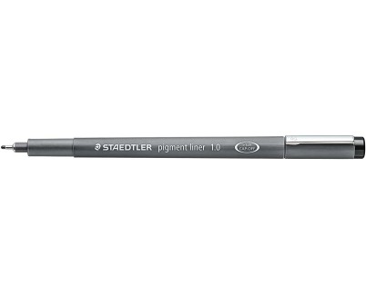Staedtler Pigment Liner 308 Rotulador Calibrado - Trazo 1mm - Secado Rapido - Color Negro