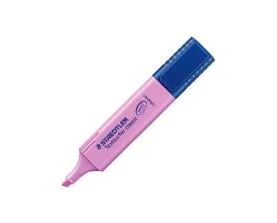 Staedtler Textsurfer Classic 364 Marcador Fluorescente - Punta Biselada - Trazo entre 1 - 5mm - Tinta con Base de Agua - Color Violeta