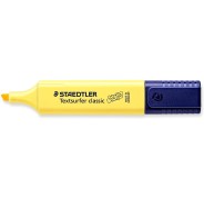 Staedtler Textsurfer Classic 364 Pastel Marcador Fluorescente - Punta Biselada - Trazo entre 1 - 5mm - Tinta con Base de Agua - Color Amarillo Girasol