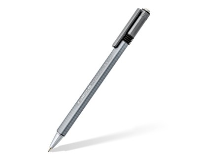 Staedtler Triplus Micro 774 Portaminas 0.5mm - Dise&ntilde;o Triangular Ergonomico - Punta de Metal Retractil - Goma de Borrar Extralarga