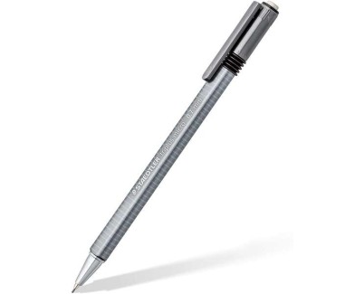 Staedtler Triplus Micro 774 Portaminas 0.7mm - Punta Retractil - Dise&ntilde;o Ergonomico - Color Gris