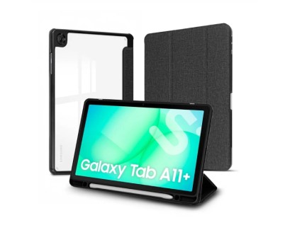 Subblim Clear Shock Funda para Samsung Galaxy Tab A11+ 11\" - Antigolpes - Funcion Atril - Color Negro
