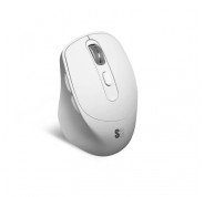 Subblim Confort Ergo Dual Raton Inalambrico Bluetooth, USB 2.4GHz 2400dpi - 5 Botones - Uso Diestro - Color Blanco