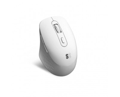 Subblim Curve Ergo Dual Raton Inalambrico Bluetooth, USB 2.4GHz 1600dpi - 5 Botones - Uso Diestro - Color Blanco
