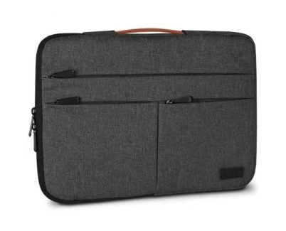 Subblim Funda Air Padding 360 - 380x275x30 mm - Protecci&oacute;n 360&ordm; con Air Padding - M&uacute;ltiples bolsillos - Resistente y duradera - Color Gris
