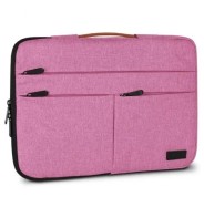 Subblim Funda Air Padding 360 - 380x275x30 mm - Protección 360º - Múltiples bolsillos - Resistente y duradera - Color Rosa