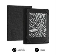 Subblim Funda Ereader 6\" Resistente - Interior Aterciopelado - Plegado Comodo - Sujecion sin Daños - Color Negro