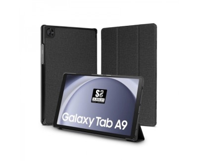 Subblim Funda Exclusiva para Tablet Samsung Galaxy Tab A9 de 8,7? - Cierre Magnetico - Bordes Reforzados - 2 Posiciones de Soporte - Color Negro