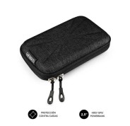 Subblim Funda HDD Compacta y Ligera - Proteccion Optima contra Golpes - Diseño Elegante y Moderno - Interior Acolchado y Suave - Color Negro