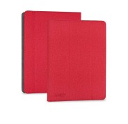 Subblim Funda para Tablets universal - Solapa magnética para cámara trasera - Soporte antideslizante - Compatible con tablets de hasta 10,1\" - Resistente a golpes, polvo y rayones - Color Rojo