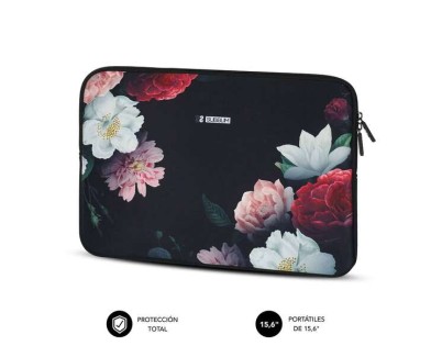 Subblim Funda Trendy de Neopreno - Grosor 3Mm - Resistencia a Golpes y Caidas - Color Flowers