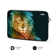 Subblim Funda Trendy de Neopreno Portátil de 15,6\"- Resistencia a Golpes y Caidas - Color Lion