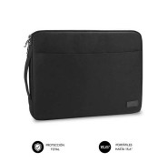 Subblim Funda Urban 15,6\" - Proteccion Elegante y Funcional - Tela de Poliester 600D - Interior Acolchado de Foam - Color Negro
