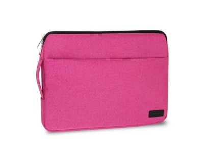 Subblim Funda URBAN - 410mm - Asa retráctil - Slim y ligera - Protección reforzada - Bolsillo frontal - Resistente a golpes y líquidos - Color Rosa