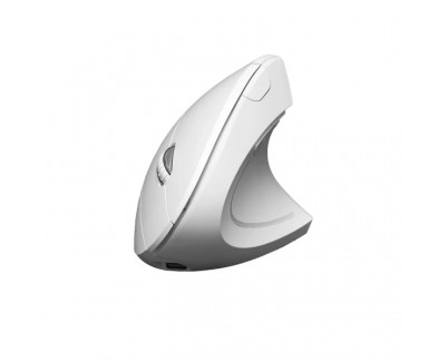 Subblim Glide Vertical Ergo Dual Raton Vertical Bluetooth, USB 2.4Ghz 4000dpi - 5 Botones - Uso Diestro - Color Blanco