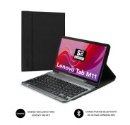 Subblim Keytab Pro BT Funda Exclusiva + Teclado para Tablet Lenovo Tab M11 - Teclado Compacto Bluetooth - Cierre Magnetico - Conecta hasta 3 Dispositivos - Color Negro