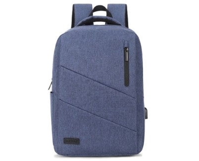 Subblim Mochila para port&aacute;til City Backpack - 15,6\" - Compartimento acolchado - Resistente al agua - Puerto USB - Color Azul